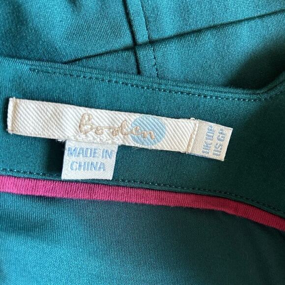 Boden Teal Rebecca Sweetheart Ponte Midi Sheath Dress - 6P - Picture 6 of 7